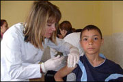 Lancement simultané de campagnes de vaccination dans 112 pays