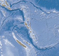 Vanuatu : plaques tectoniques